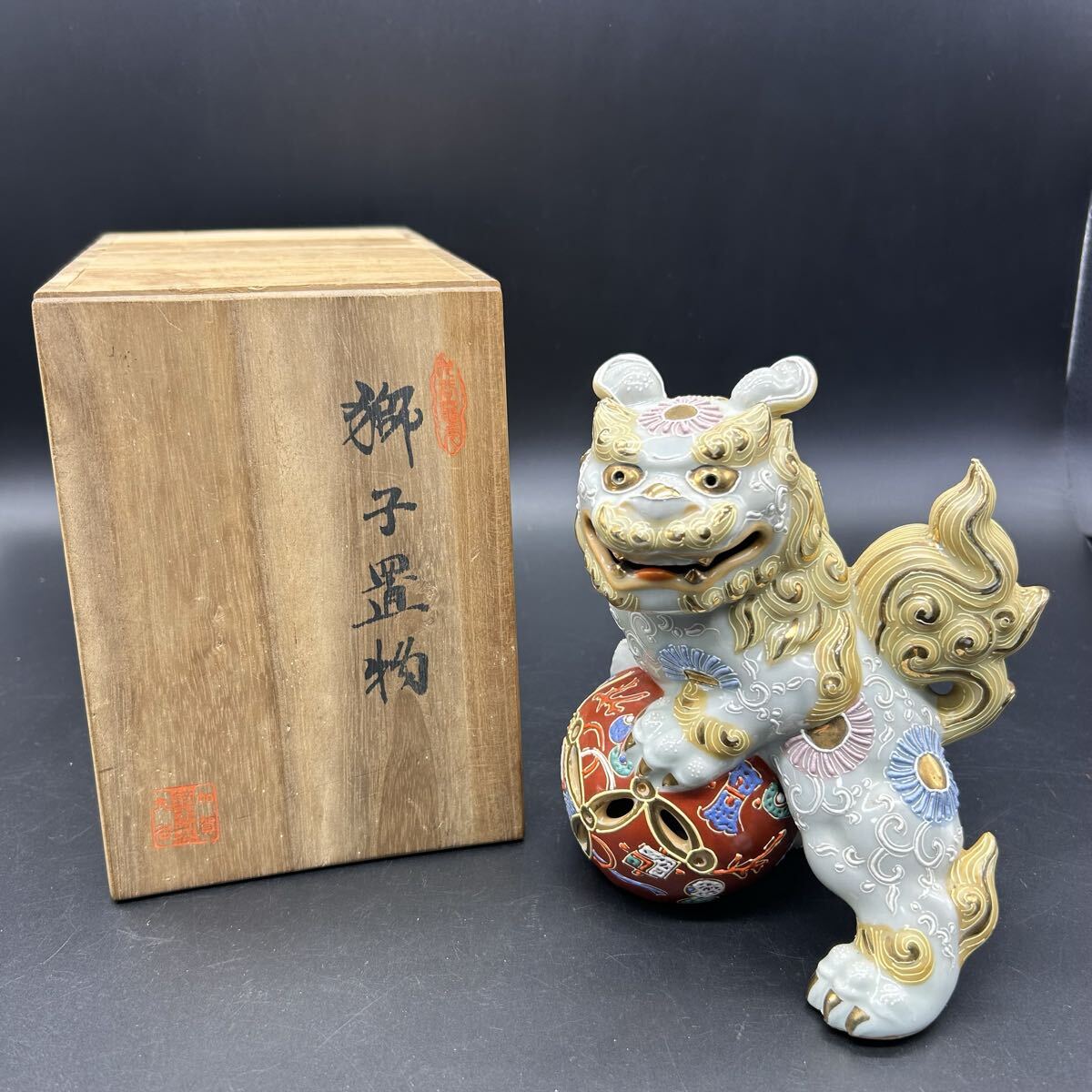 Yahoo!オークション -「九谷焼 唐獅子」の落札相場・落札価格