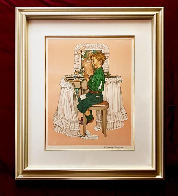 Yahoo!オークション -「ノーマンロックウェル」(石版画、リトグラフ