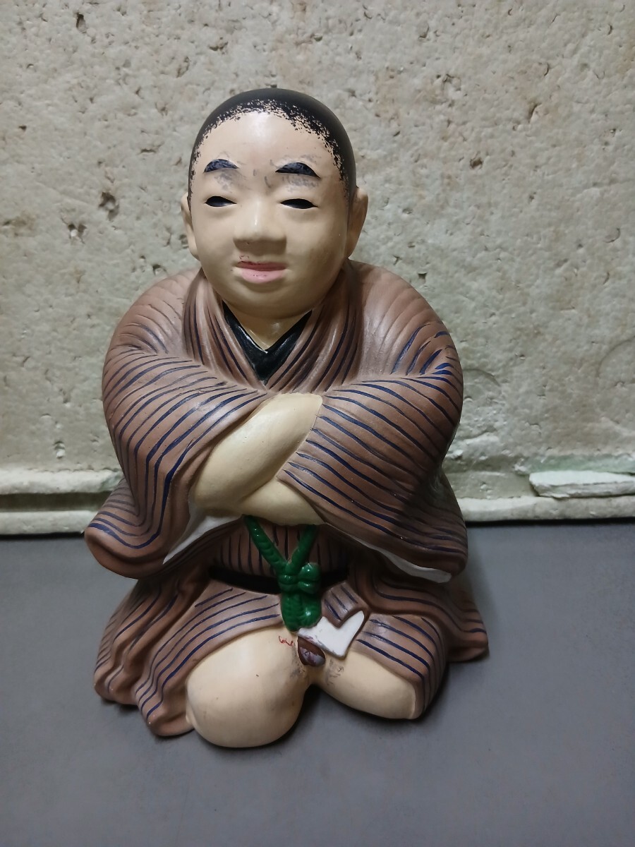 Yahoo!オークション - 仙台四郎 縁起物 商売繁盛 福の神 大型陶器 レト