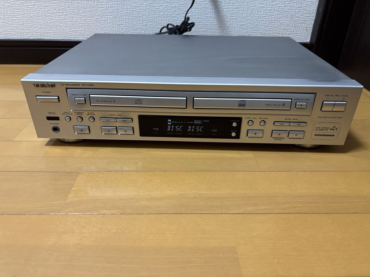 Yahoo!オークション -「teac cdレコーダー rw-d280」の落札相場・落札価格