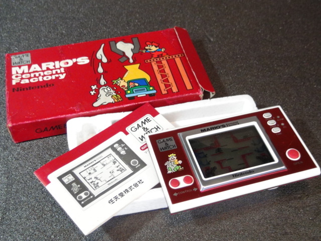 Yahoo!オークション -「ゲームウォッチ マリオズセメントファクトリー