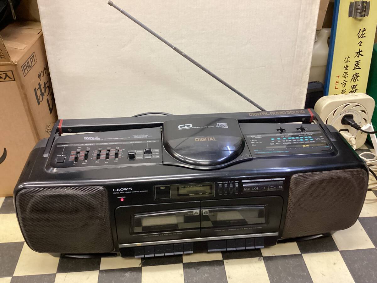 Yahoo!オークション -「crown」(ラジカセ) (カセットデッキ)の落札相場