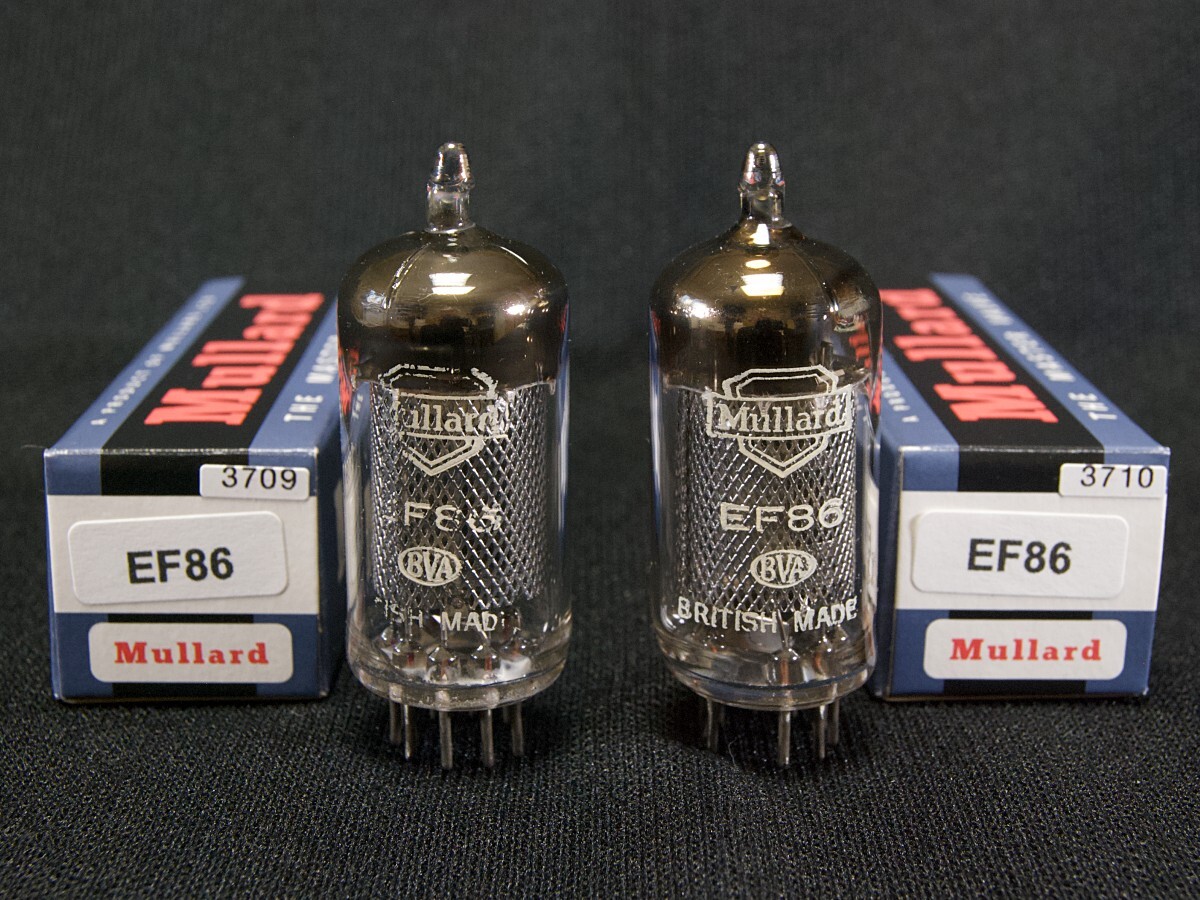 Yahoo!オークション -「mullard ef86」(真空管) (真空管アンプ)の落札