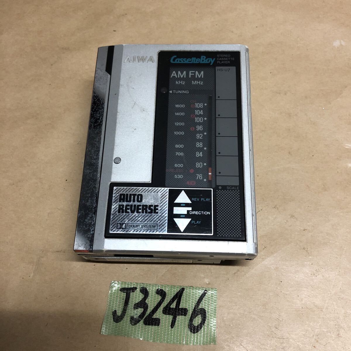 Yahoo!オークション -「aiwa hs u7」(再生専用) (カセットプレーヤー