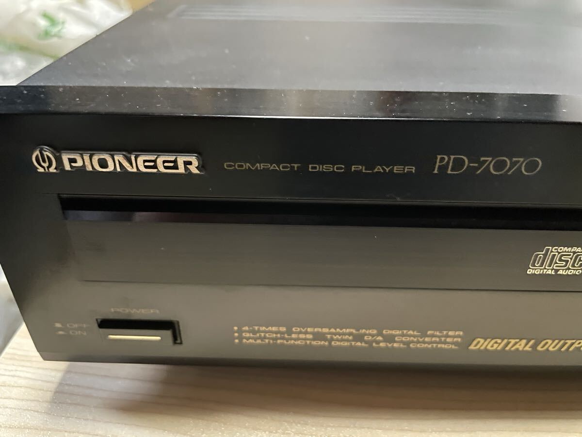 PIONEER PD-7070 CDプレイヤー メンテ動作品 純正リモコン付き PIONEER