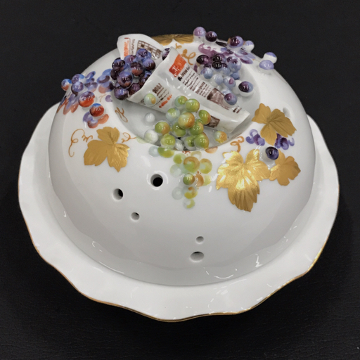 未使用 Meissen 花柄 磁器ボックス 513 未使用 Meissen 花柄 磁器