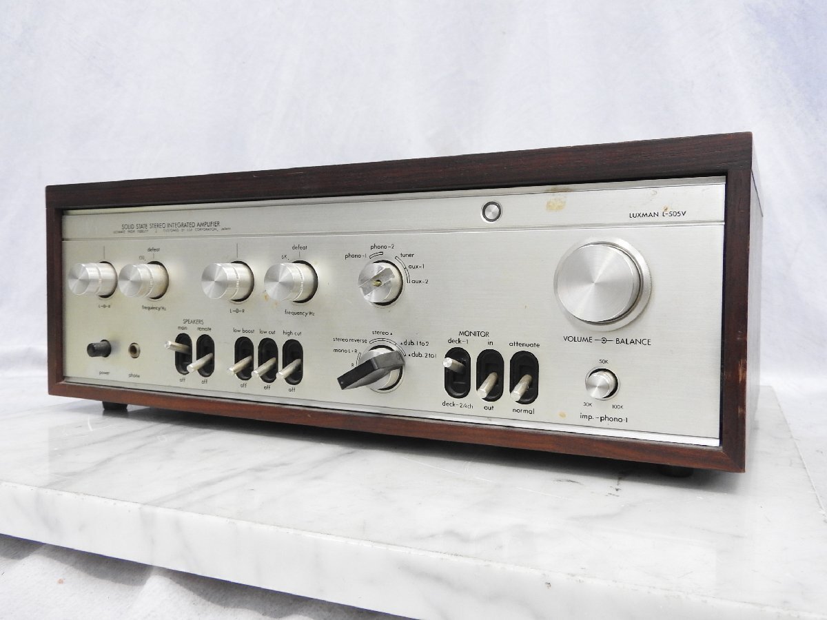 Yahoo!オークション -「luxman l-505v」の落札相場・落札価格