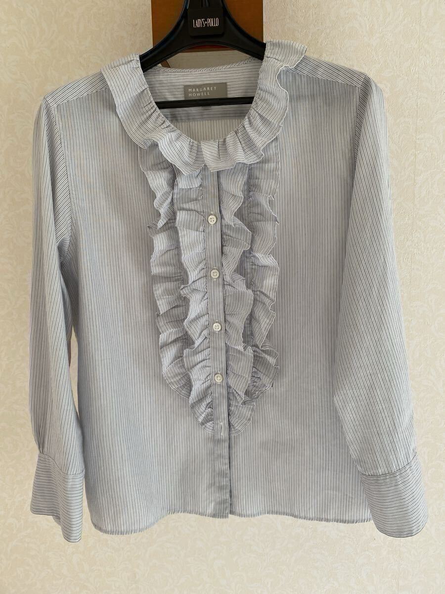 Yahoo!オークション -「マーガレットハウエル ブラウス フリル」(長袖