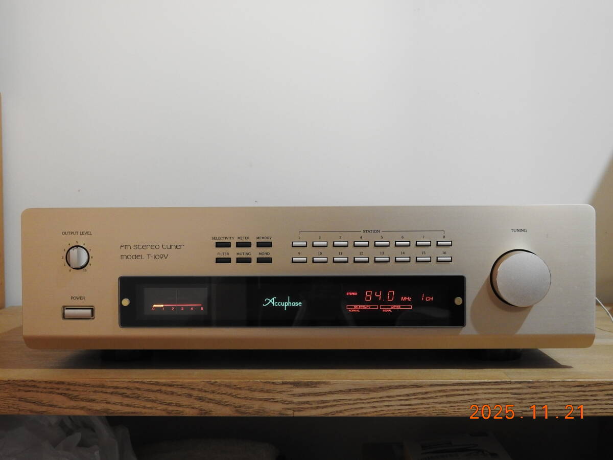 Yahoo!オークション -「accuphase t-109v」の落札相場・落札価格