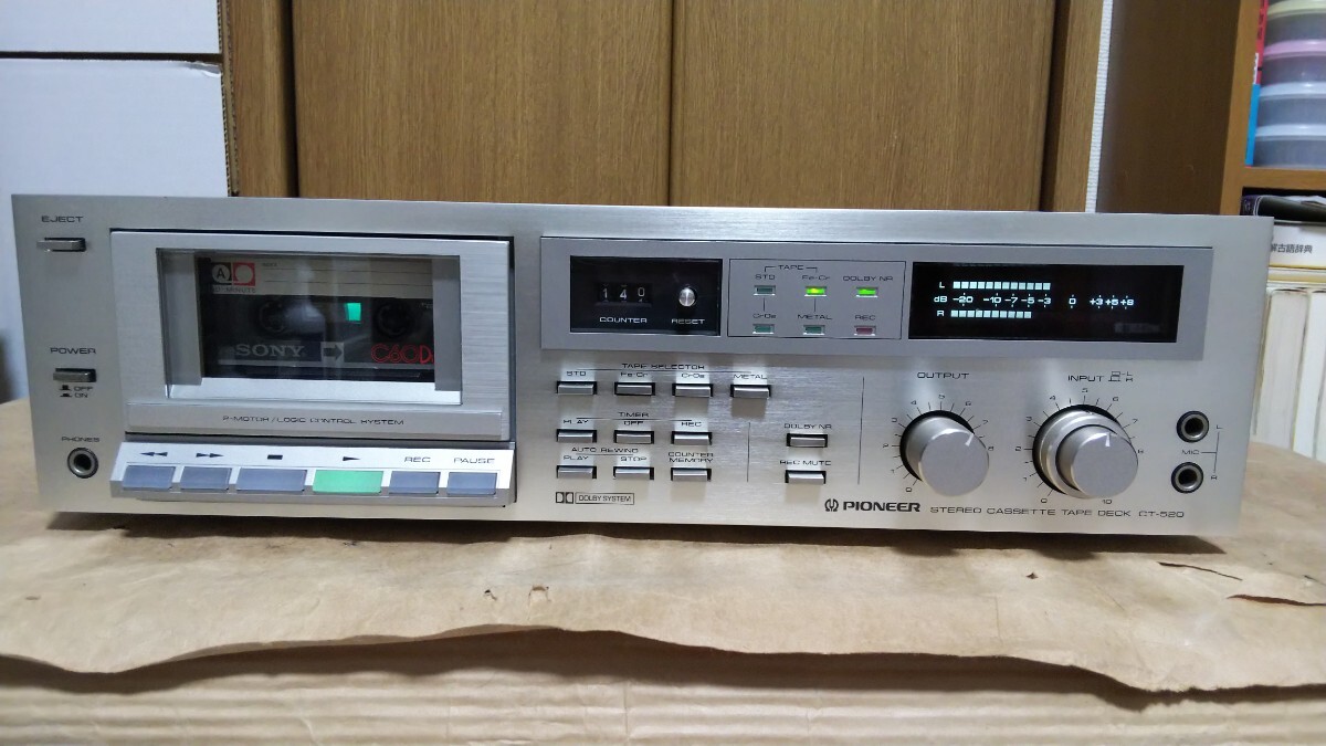 Yahoo!オークション -「pioneer ct-520」(カセットデッキ) (オーディオ