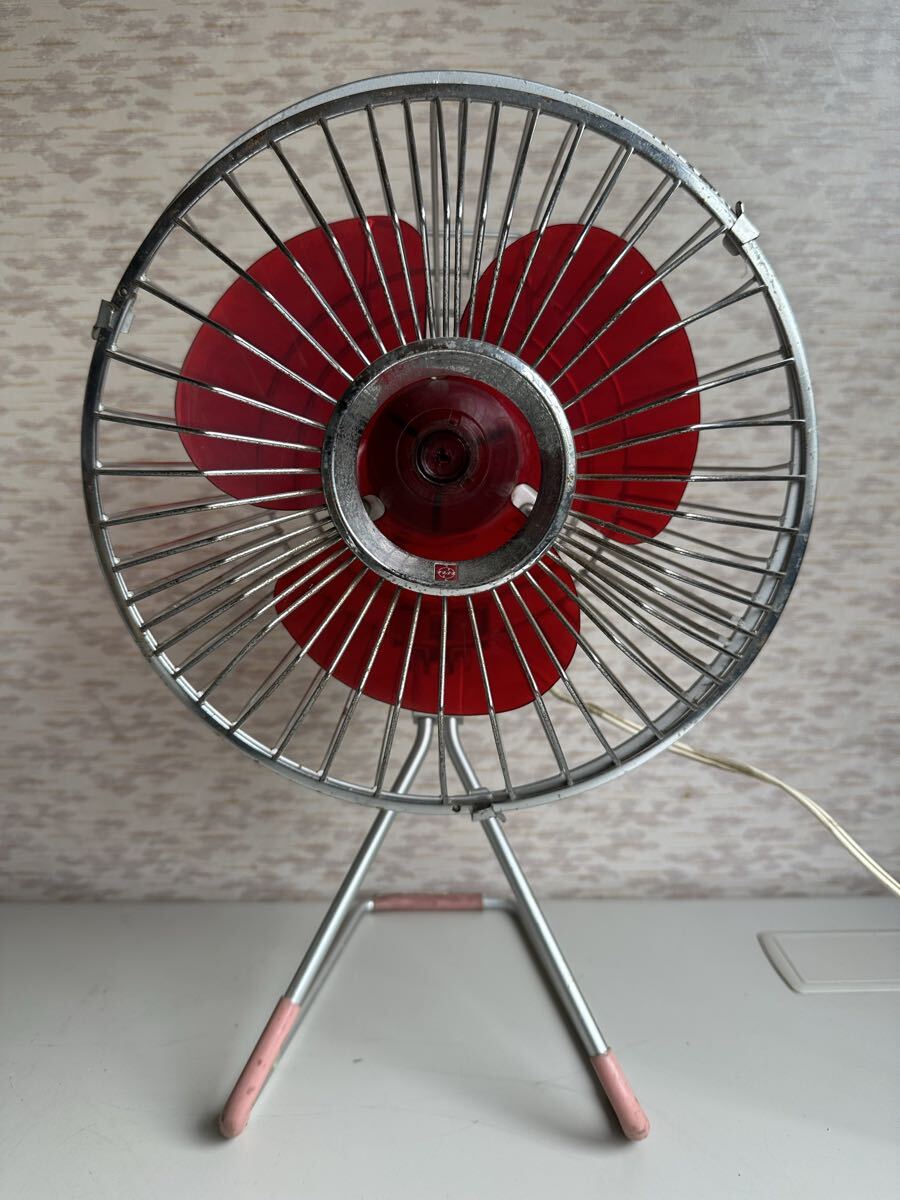 National F-30CG 扇風機 赤と白 National F-30CG 扇風機 赤と白