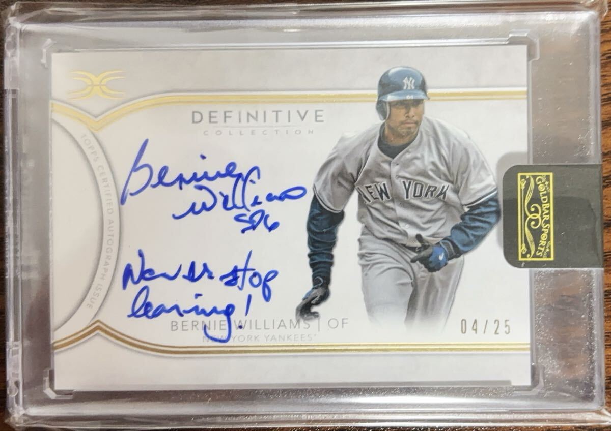 Yahoo!オークション -「bernie williams」の落札相場・落札価格