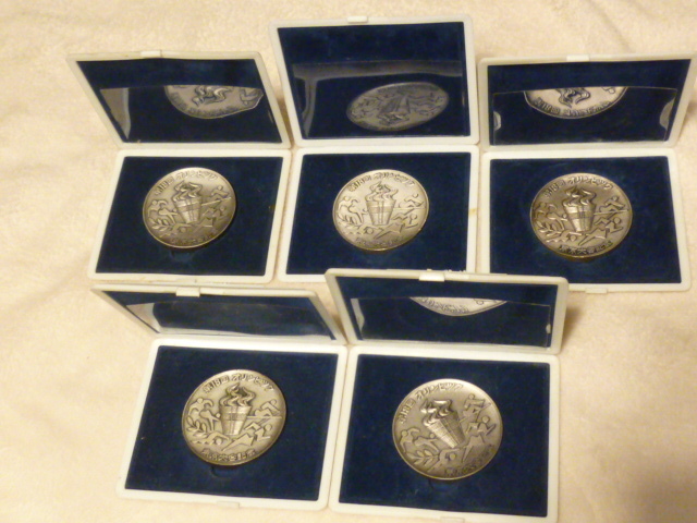 Yahoo!オークション -「1964 東京オリンピック記念メダル」(銀製