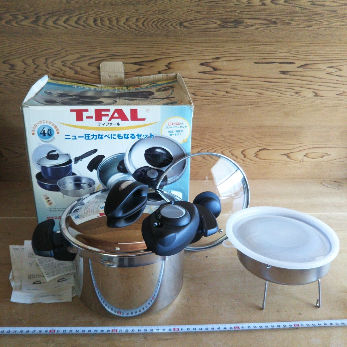 Yahoo!オークション -「ティファール 圧力鍋 4l」の落札相場・落札価格