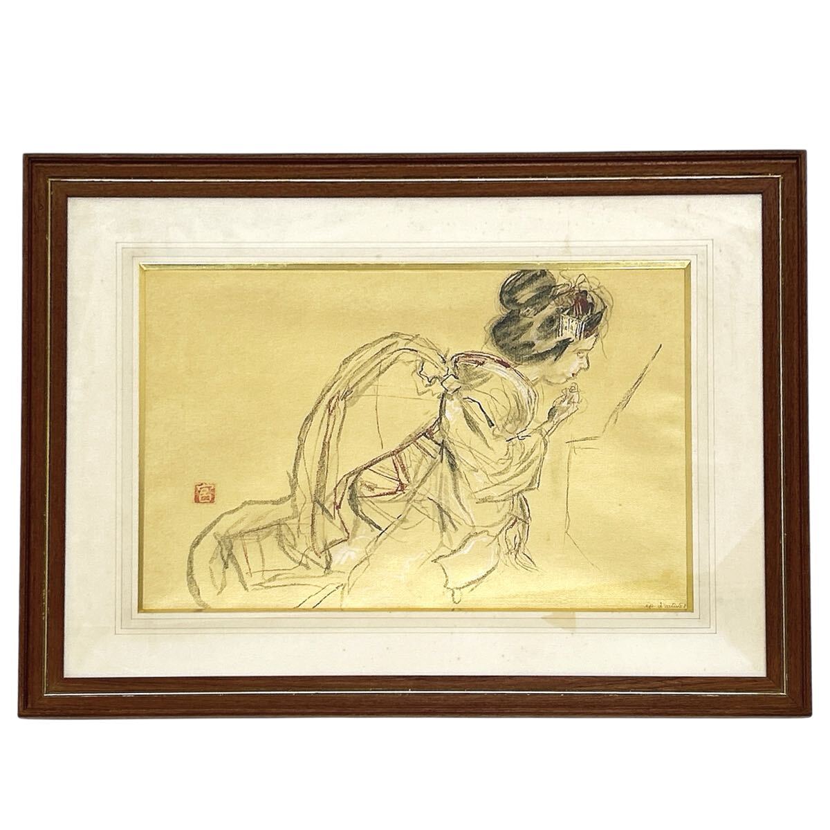 Yahoo!オークション -「宮本三郎 舞妓」の落札相場・落札価格