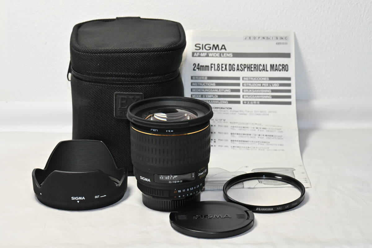 Yahoo!オークション -「sigma 24 1.8 ex dg macro nikon」の落札相場
