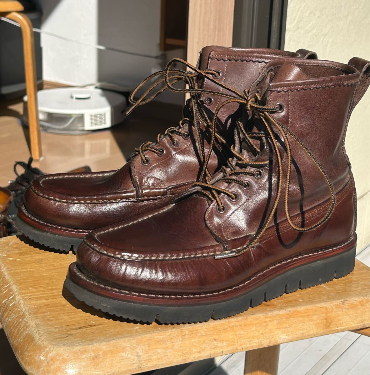 Yahoo!オークション -「ラッセルモカシン トリプルヴァンプ