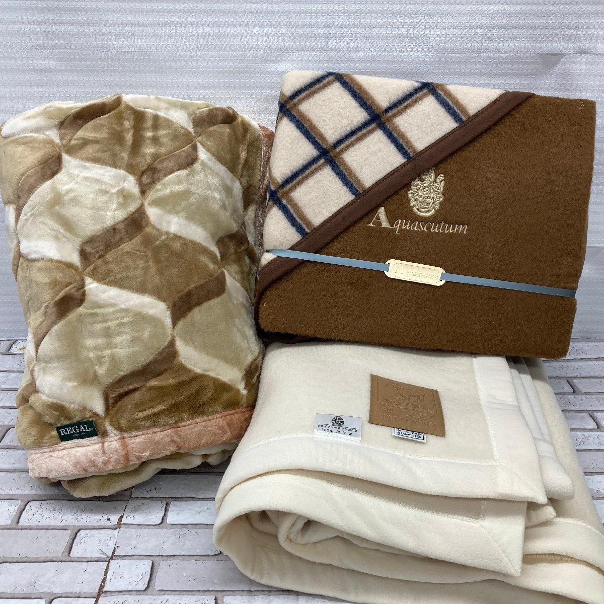Yahoo!オークション -「aquascutum アクアスキュータム」(寝具) (家庭