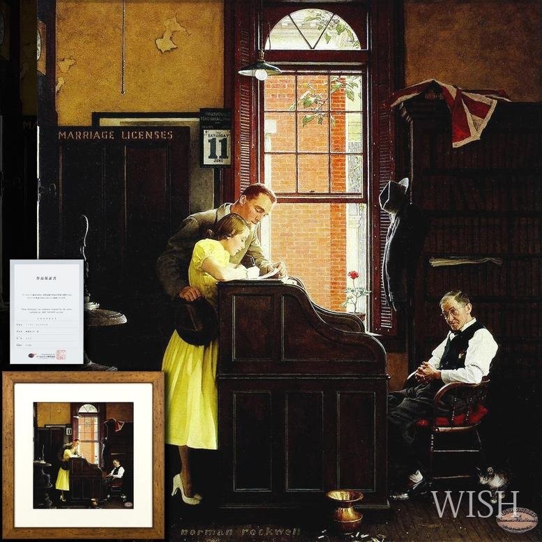 Yahoo!オークション -「ノーマンロックウェル」(石版画、リトグラフ