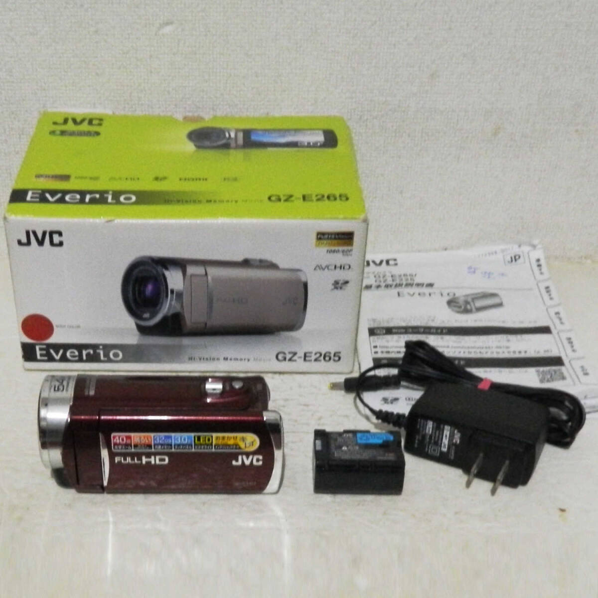 Yahoo!オークション -「jvc everio gz-e265」の落札相場・落札価格