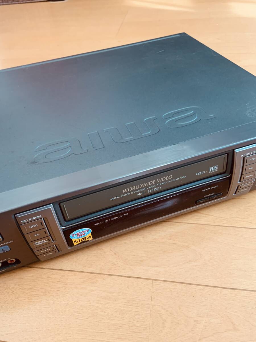 Yahoo!オークション -「aiwa アイワ」(VHSビデオデッキ) (ビデオデッキ