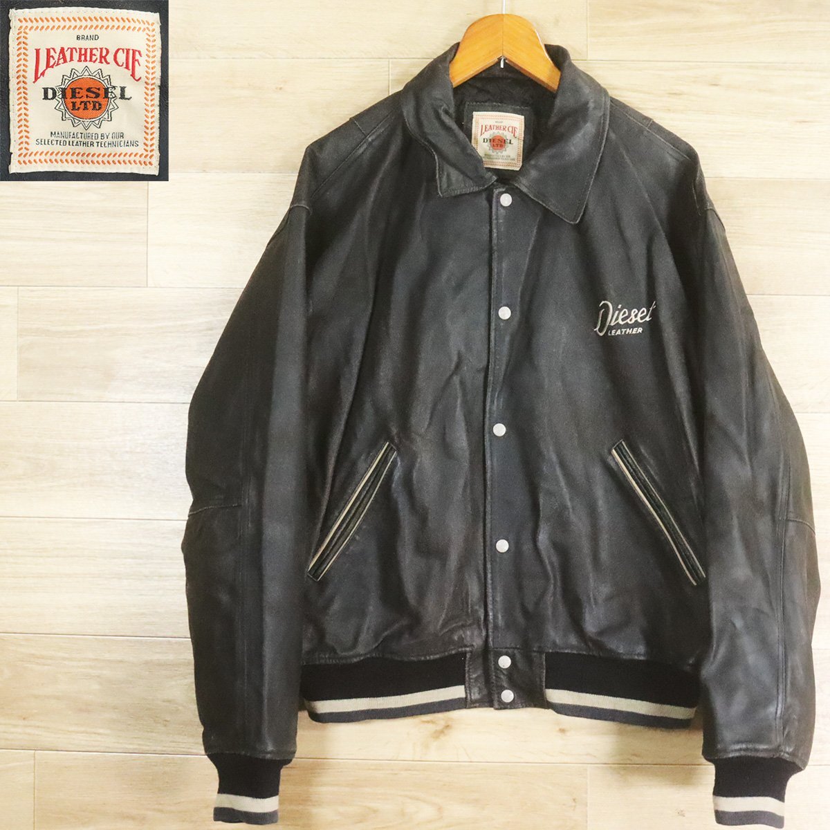 Yahoo!オークション -「ディーゼル レザー スタジャン」の落札相場
