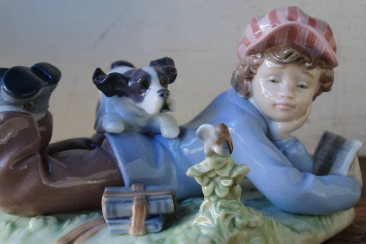 Yahoo!オークション -「リヤドロ 犬 少年」の落札相場・落札価格