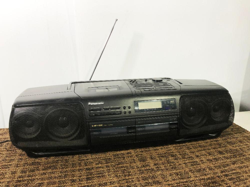 Yahoo!オークション -「パナソニック cdラジカセ ダブルカセット」の