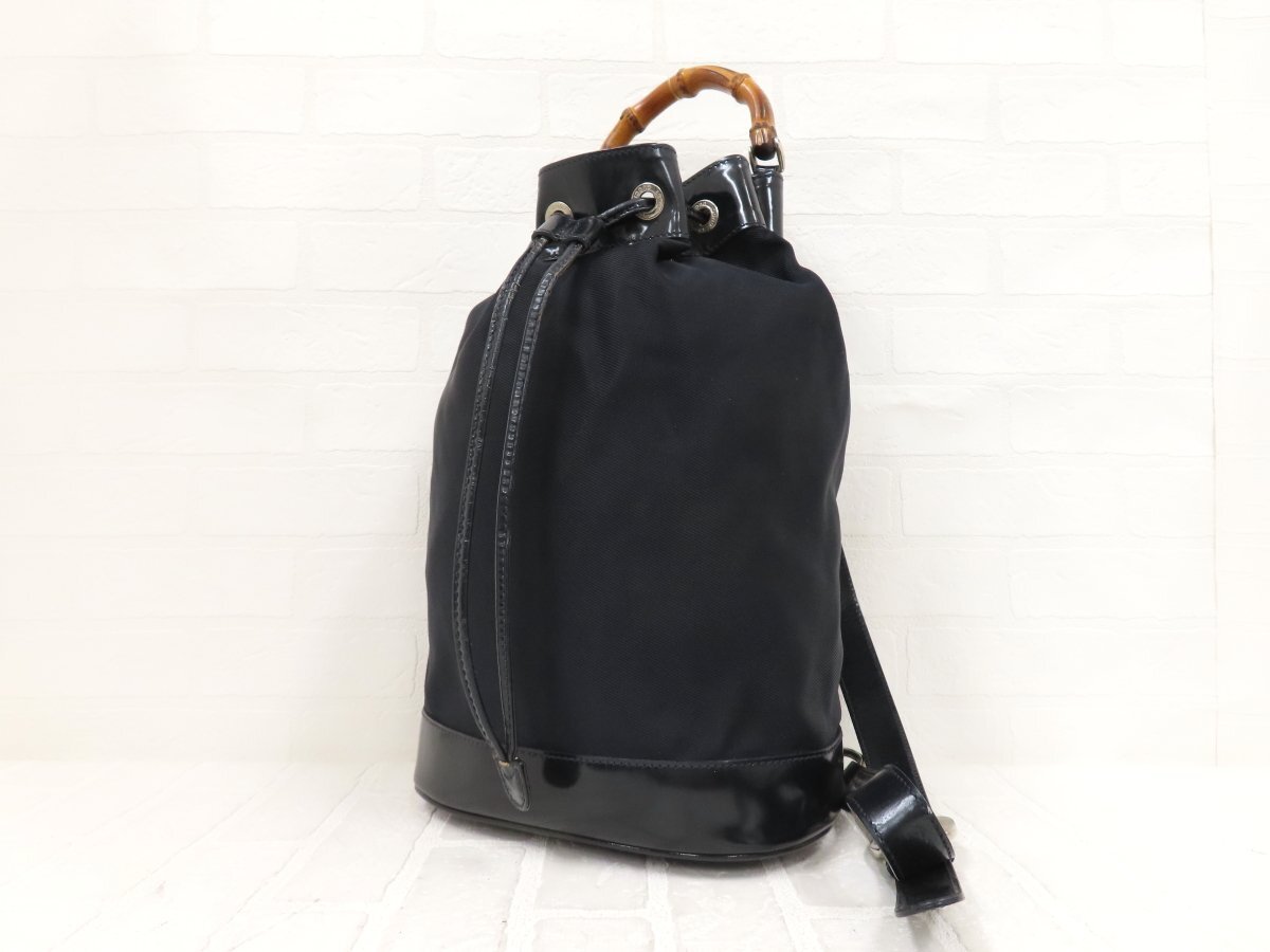 Yahoo!オークション -「グッチ エナメル ショルダー」(バンブーライン