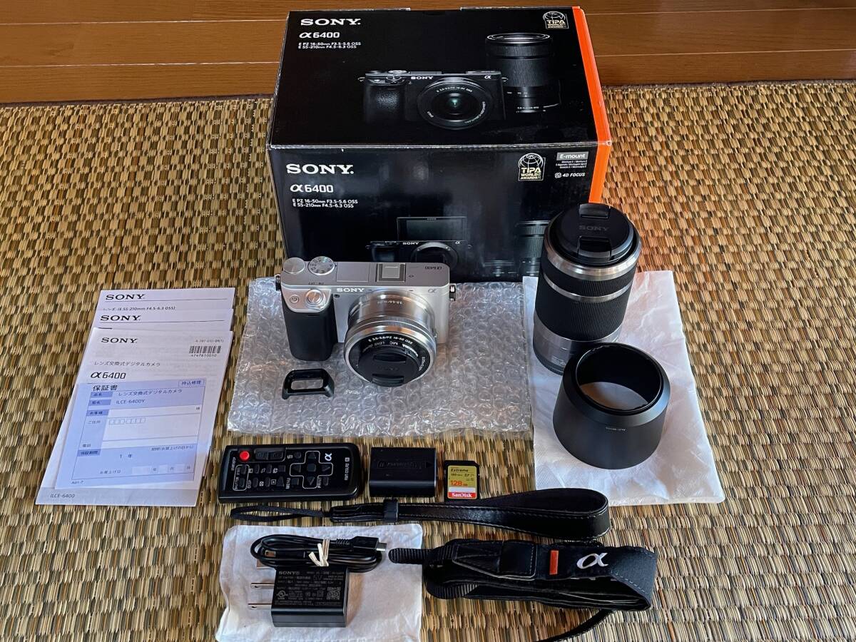 Yahoo!オークション -「sony α6400 ilce-6400y ダブルズームレンズ