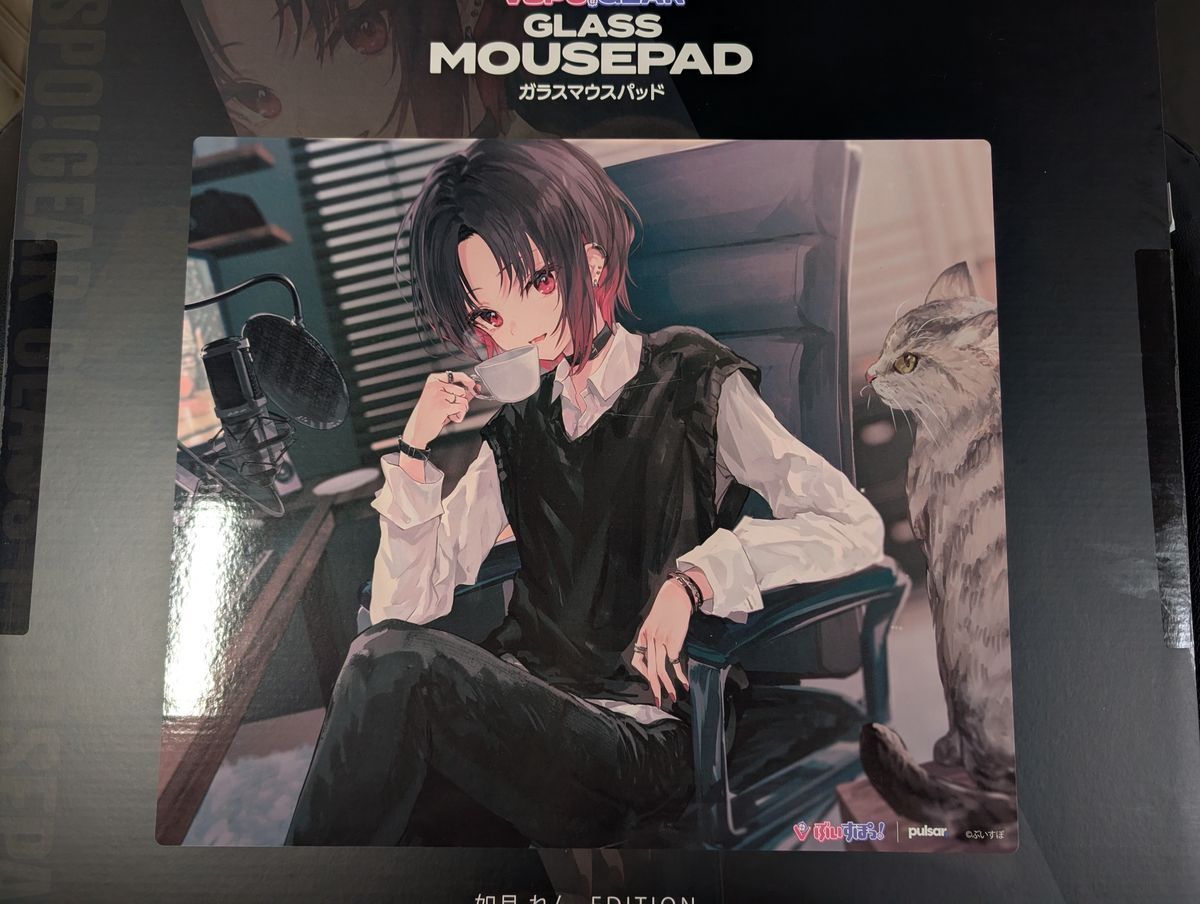 ぶいすぽっ 猫汰つな VSPO GEAR ガラスマウスパッド 未開封｜Yahoo