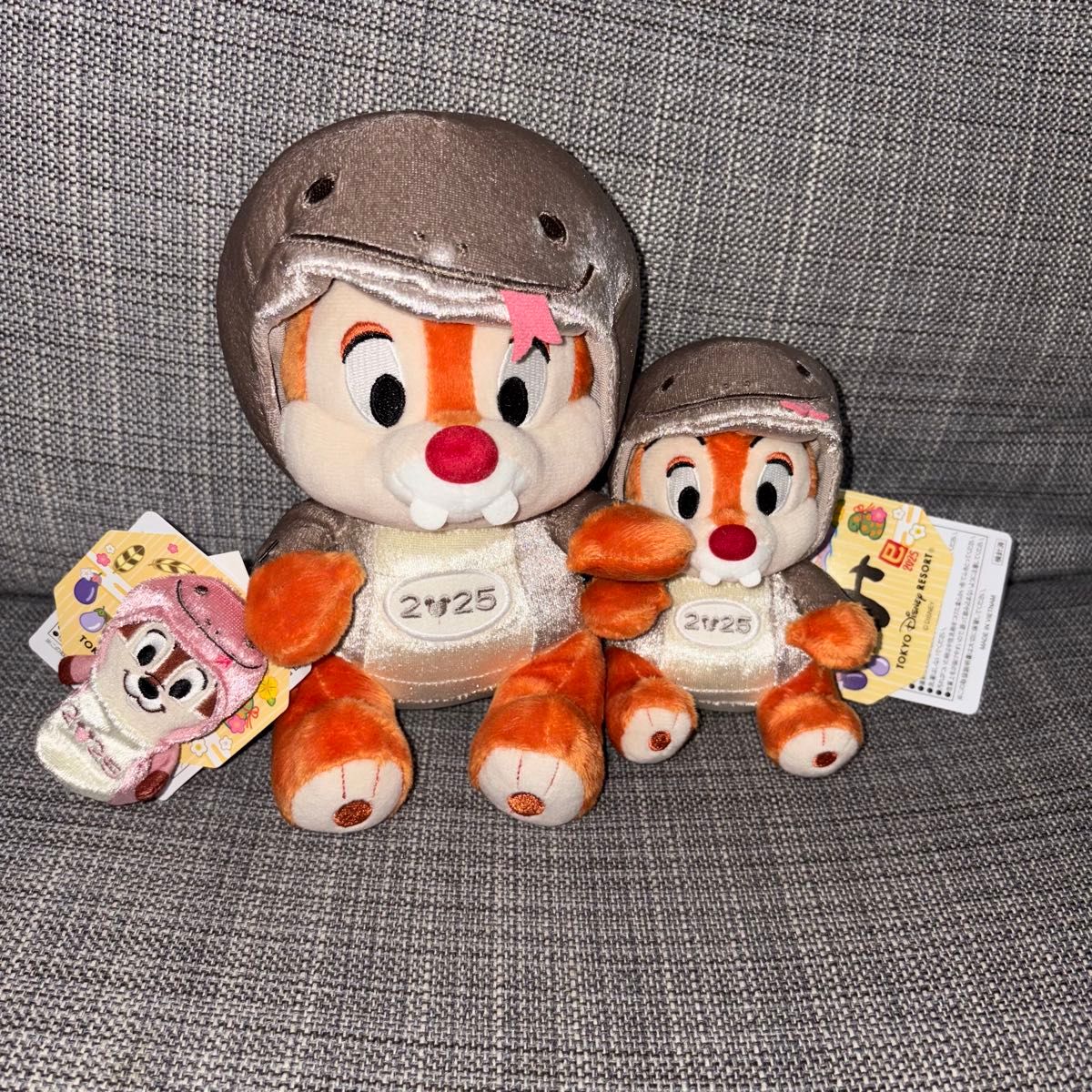 ディズニー ツムツム 干支 チップとデール 着ぐるみ お正月 2025 巳年