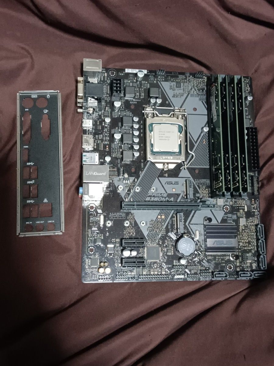 Ryzen 5 5600T ASUS A520M-K メモリ16GB SSD 250GB CPU マザーボード