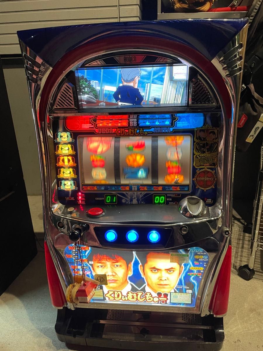 5号機 沖ドキ 30 30パイ初代パネル ドアキー 設定キー コイン不要機付