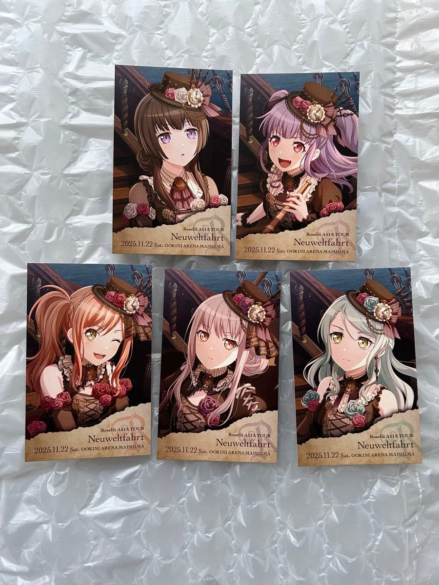 Roselia Neuweltfahrt トラベルモチーフセット シンガポール公演 氷川