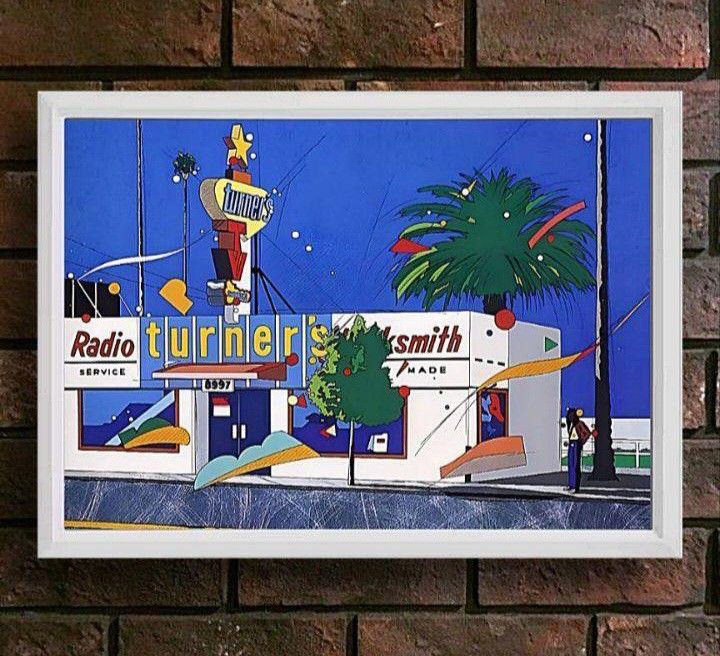 信州まなぶ SATAbuilder's 金魚図 A1ポスター(額装済) 佐田ビルダーズ