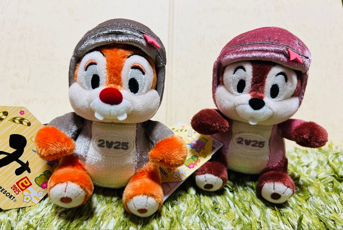 ディズニー ツムツム 干支 チップとデール 着ぐるみ お正月 2025 巳年