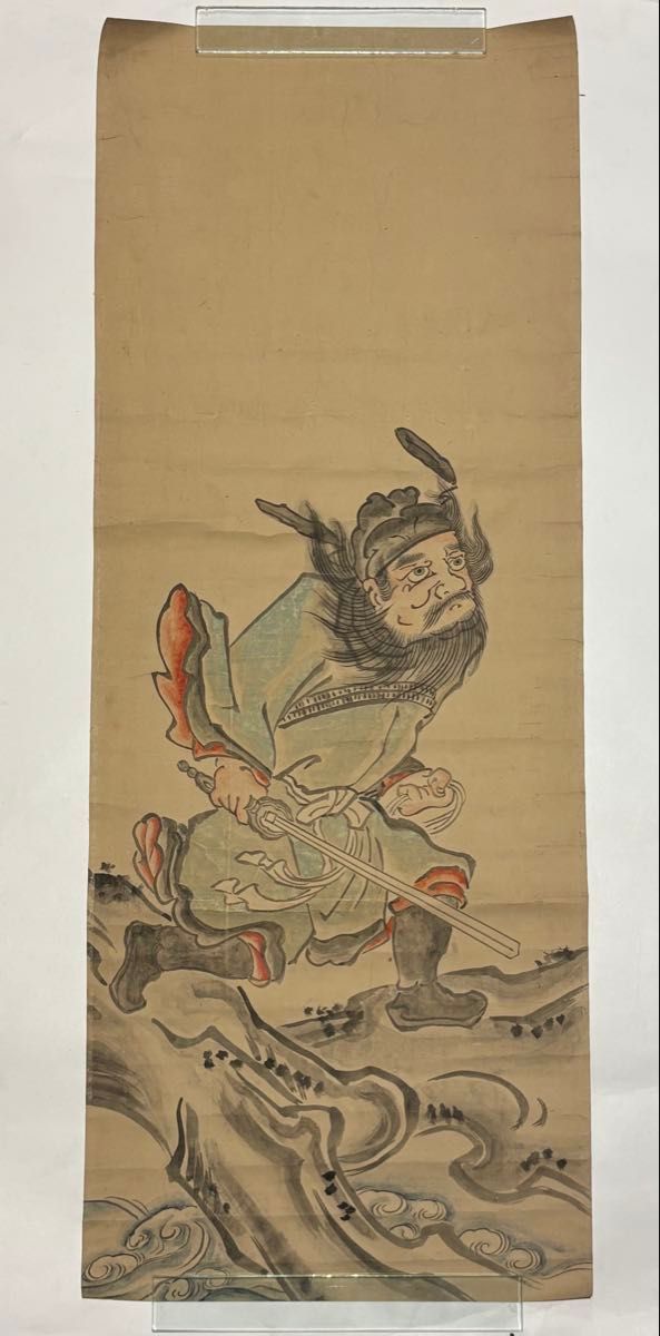 天の岩戸の図（天岩戸）」極彩色 江戸時代中期頃筆 1幅|伊勢神宮 神道