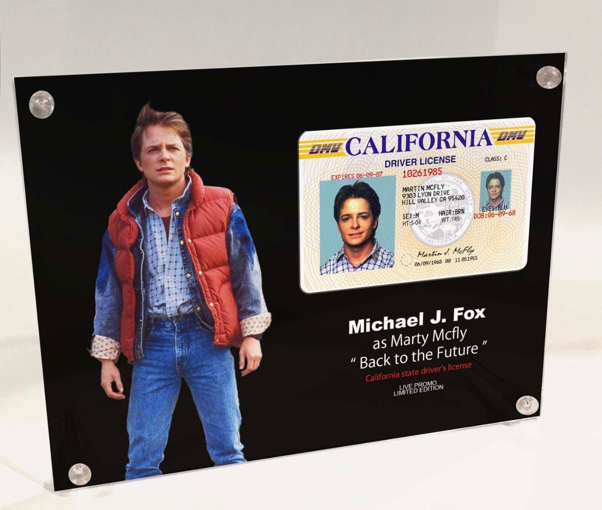 Back to the Future マイケルJフォックス クリストファーロイド 直筆