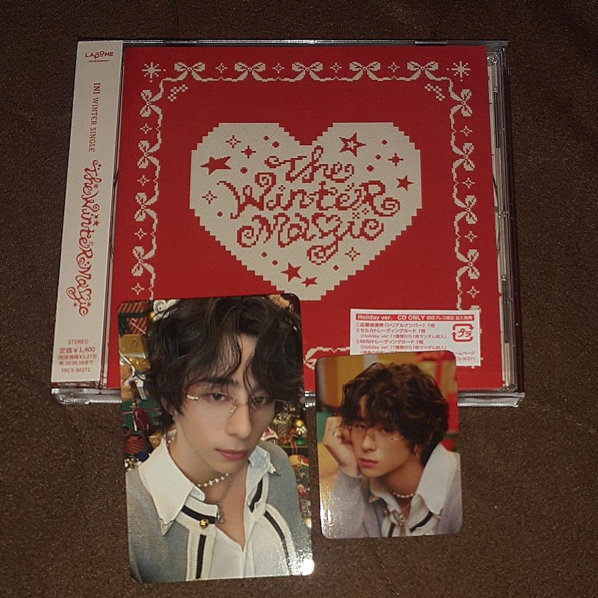 INI 西洸人 THE WINTER MAGIC Holiday ver CD & コンプトレカ2枚