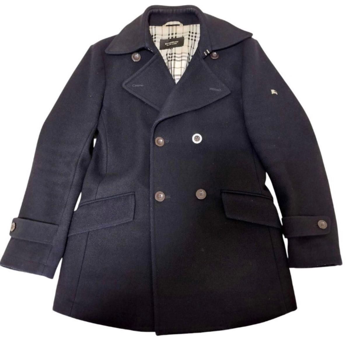 BURBERRY BLACK LABEL Pコート ノバチェック ダブル｜Yahoo!フリマ（旧