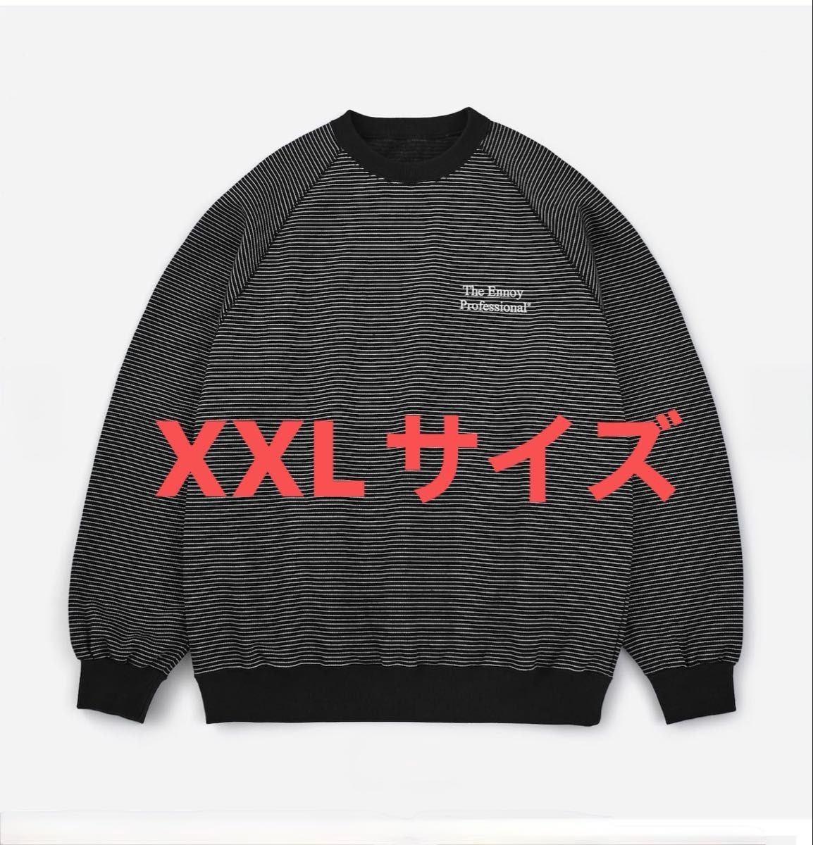 新品L／ENNOY Border Crew Neck Sweat 