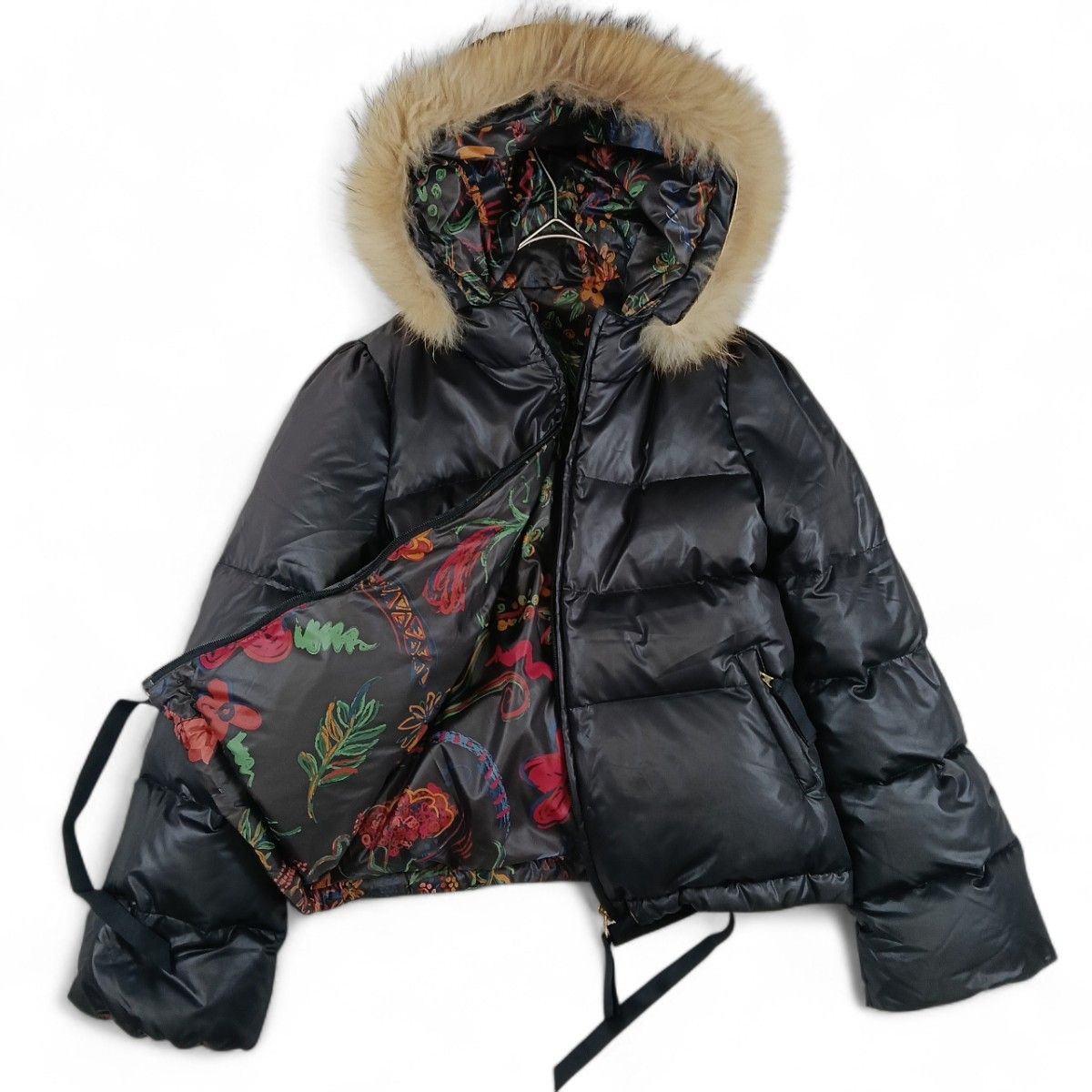 00s archive far down jacket y2k 平成 ギャル 黒 ダウンジャケット