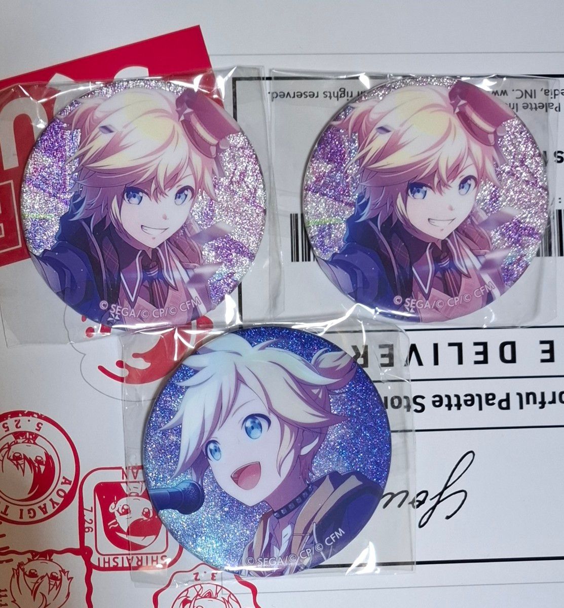 プロセカ 鏡音レン グリッター缶バッジ 42c グリ缶｜Yahoo!フリマ（旧