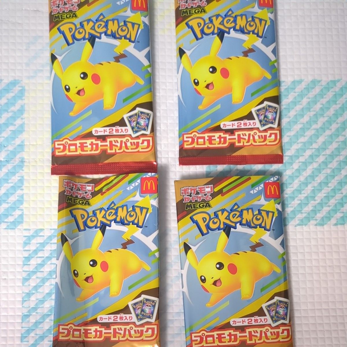 ポケモンカード マクドナルド MEGA ピカチュウ プロモ 30パック 未開封