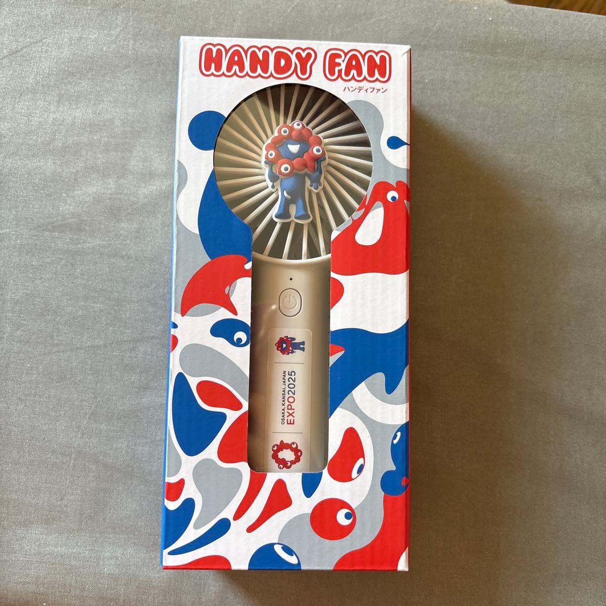 ミャクミャク ハンディファン handyfan 新品未開封 青 大阪万博2025