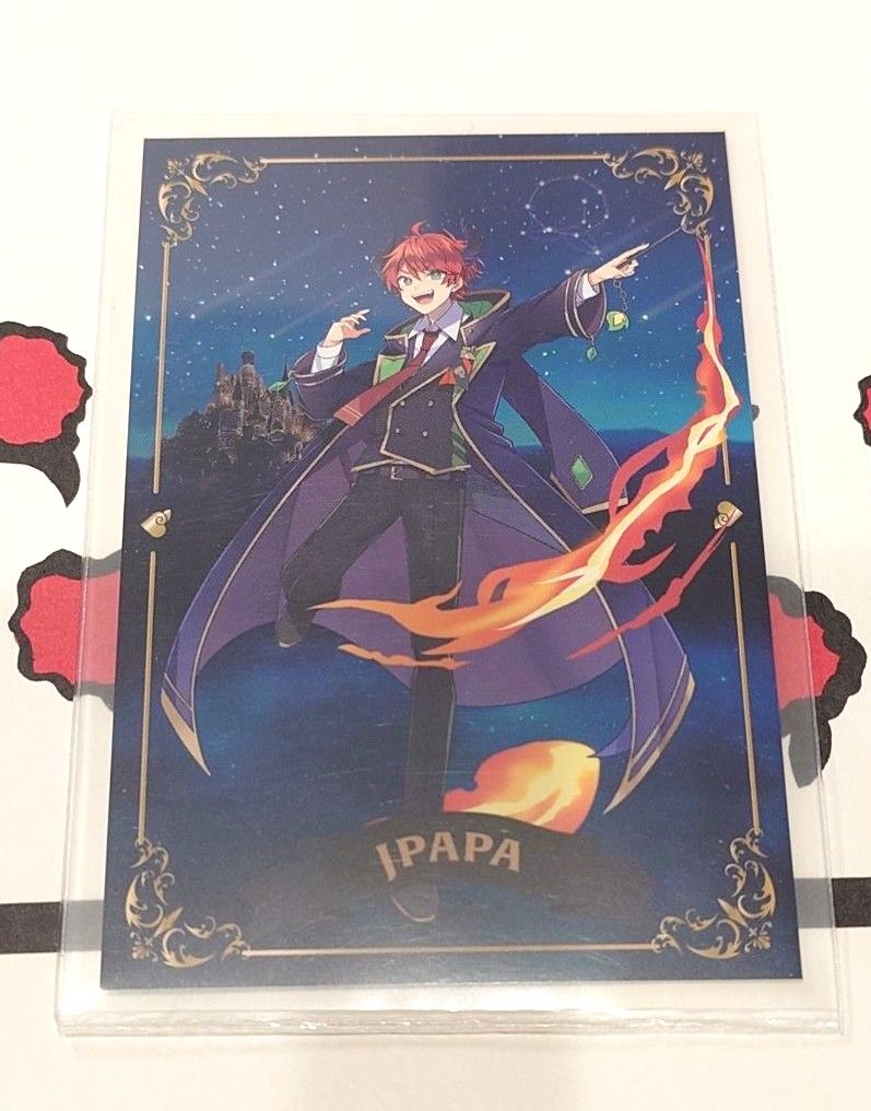 ゆあんくん 額縁 等身 魔法学園 カラフルピーチ からぴち トレカ