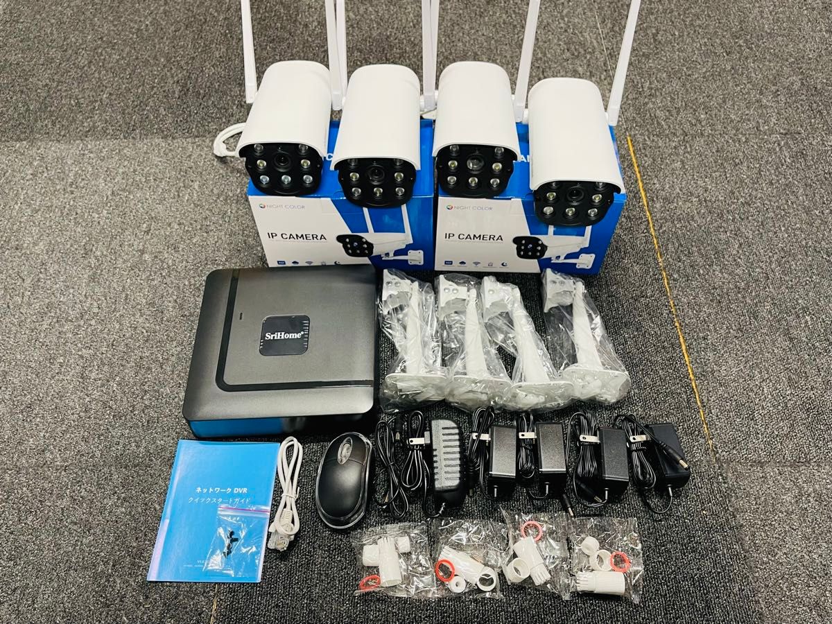 アルソック ALSOK HOME IP-C730 防犯カメラ マグネット取付可 付属品有