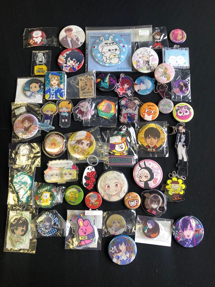 ゴールデンボンバー 鬼龍院翔 缶バッジ キーホルダー まとめ売り