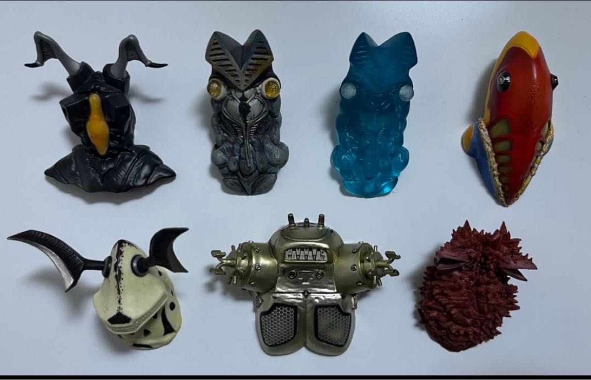一番くじ 怪獣超大全 F賞 怪獣頭鑑 ウルトラマン 全7種コンプリート